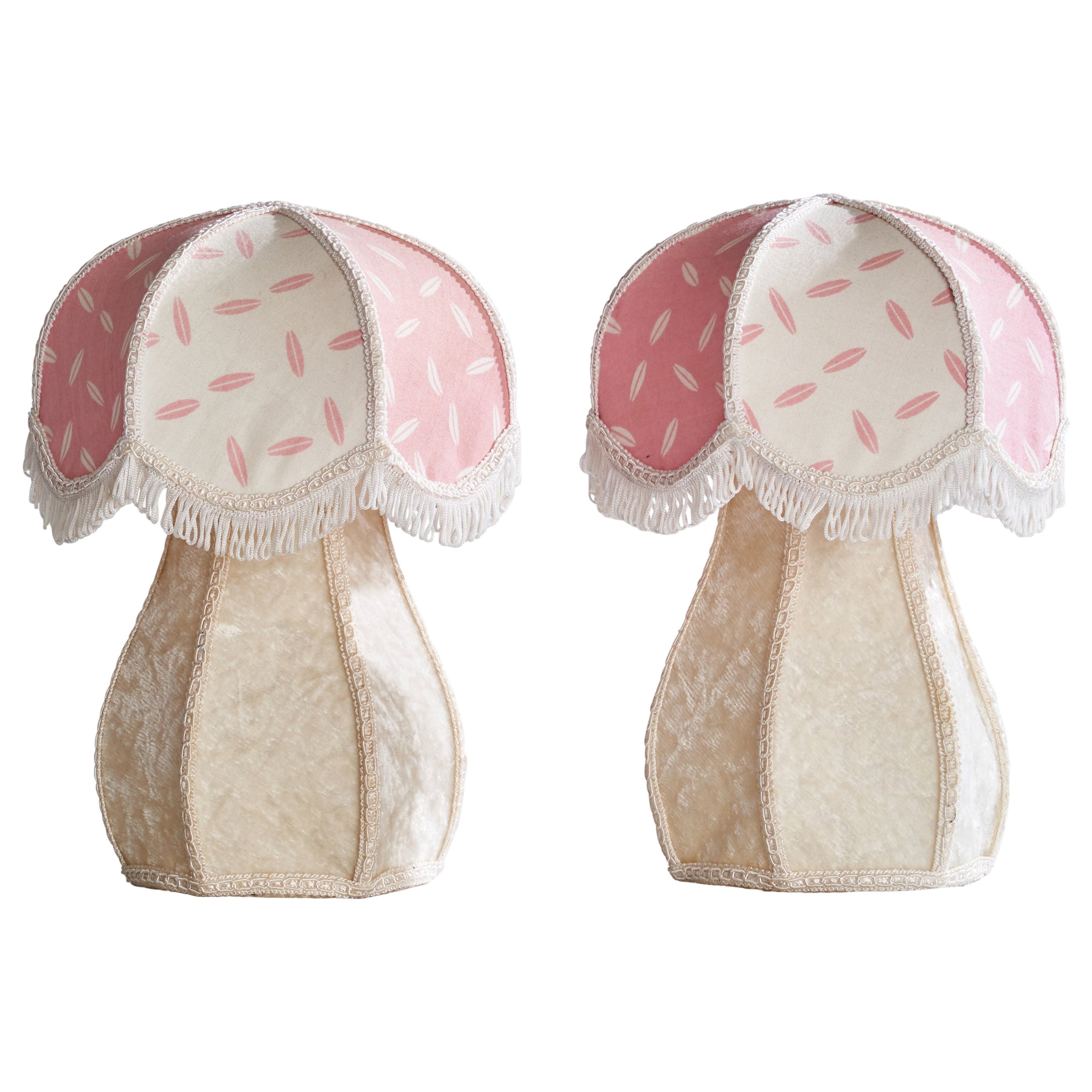 Swedish Designer, Table Lamps, Fabric, Sweden, 1970s For Sale