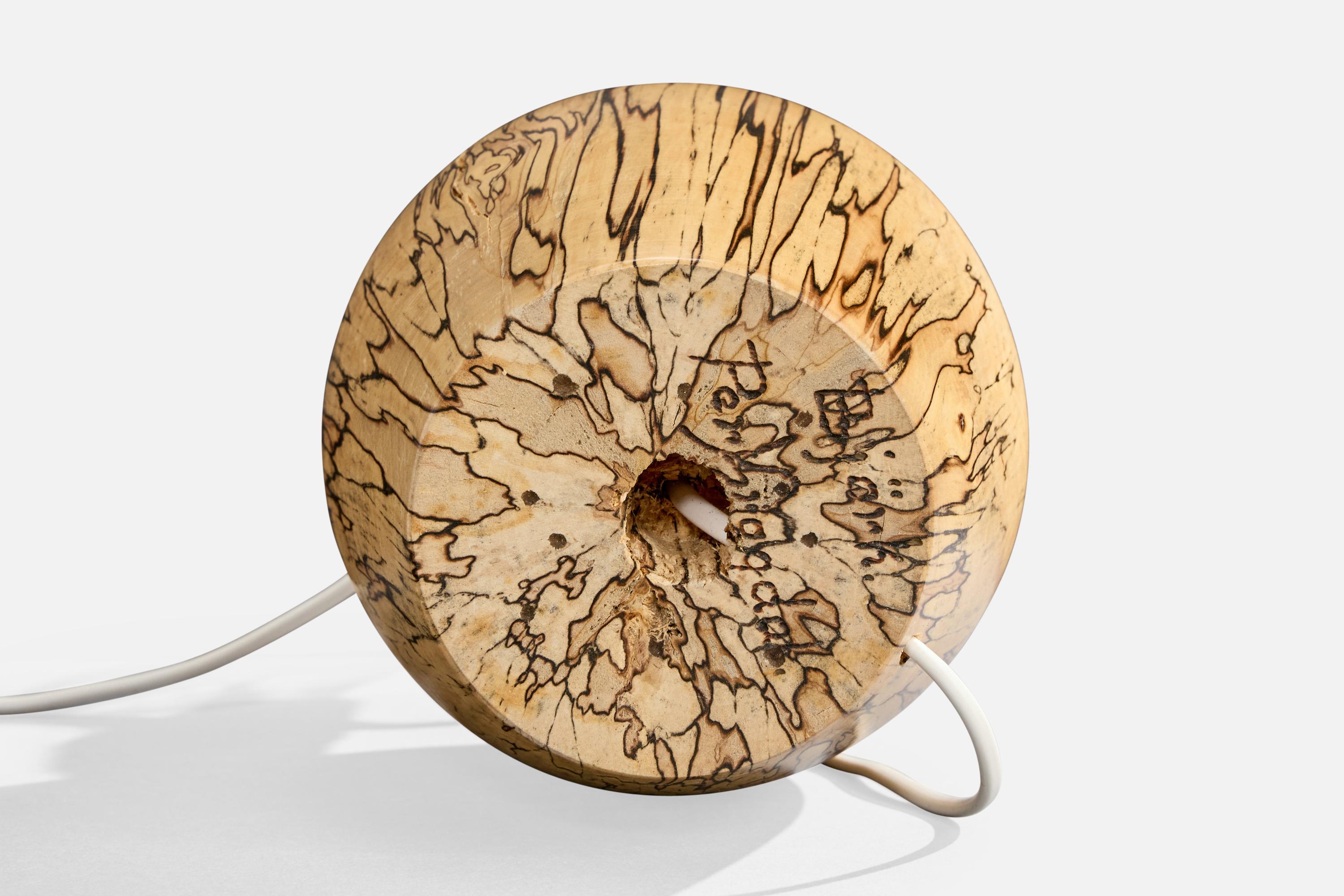 Designer suédois, lampes de table, bouleau de mauresque, Suède, années 1960 en vente 2