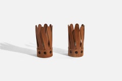 Créateur suédois, lampes de table, pin, Suède, années 1970