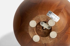 Swedish Designer, Table Lamps, Pine, Sweden, 1970s
