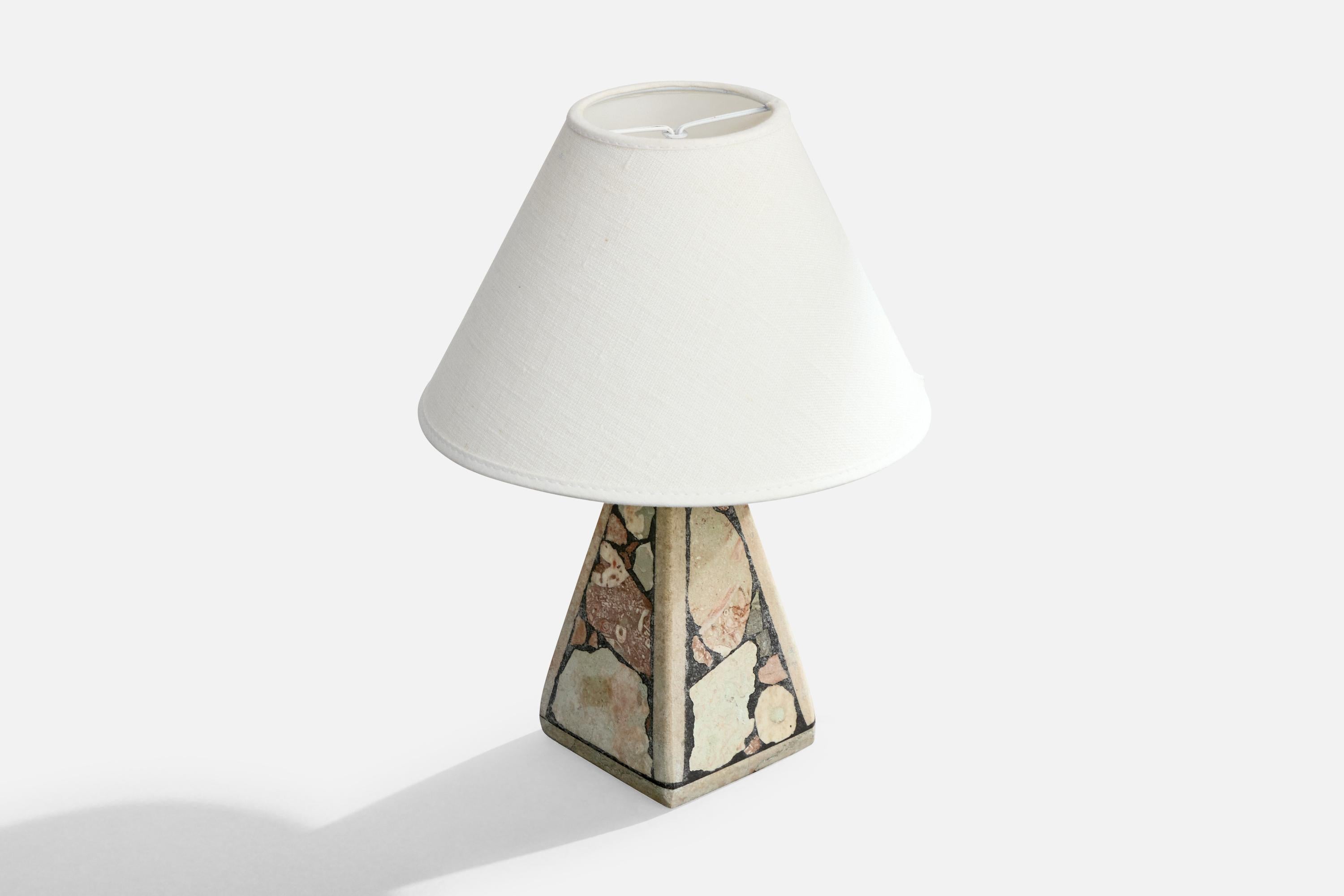Suédois Designer suédois, lampes de table, pierre, Suède, années 1970 en vente