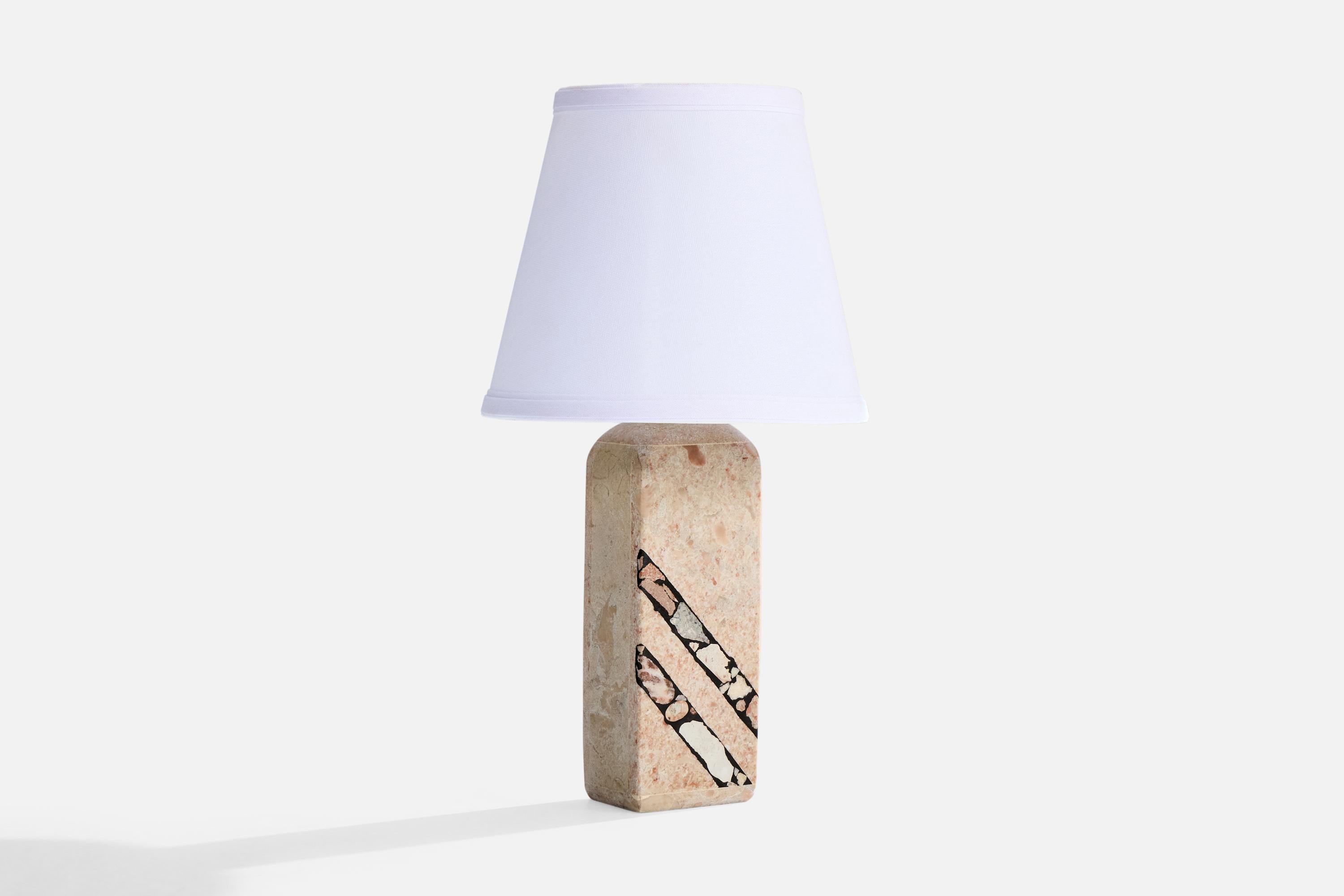 Swedish Egon Jakobsson, Table Lamps, Stone, Sweden, 1990s For Sale