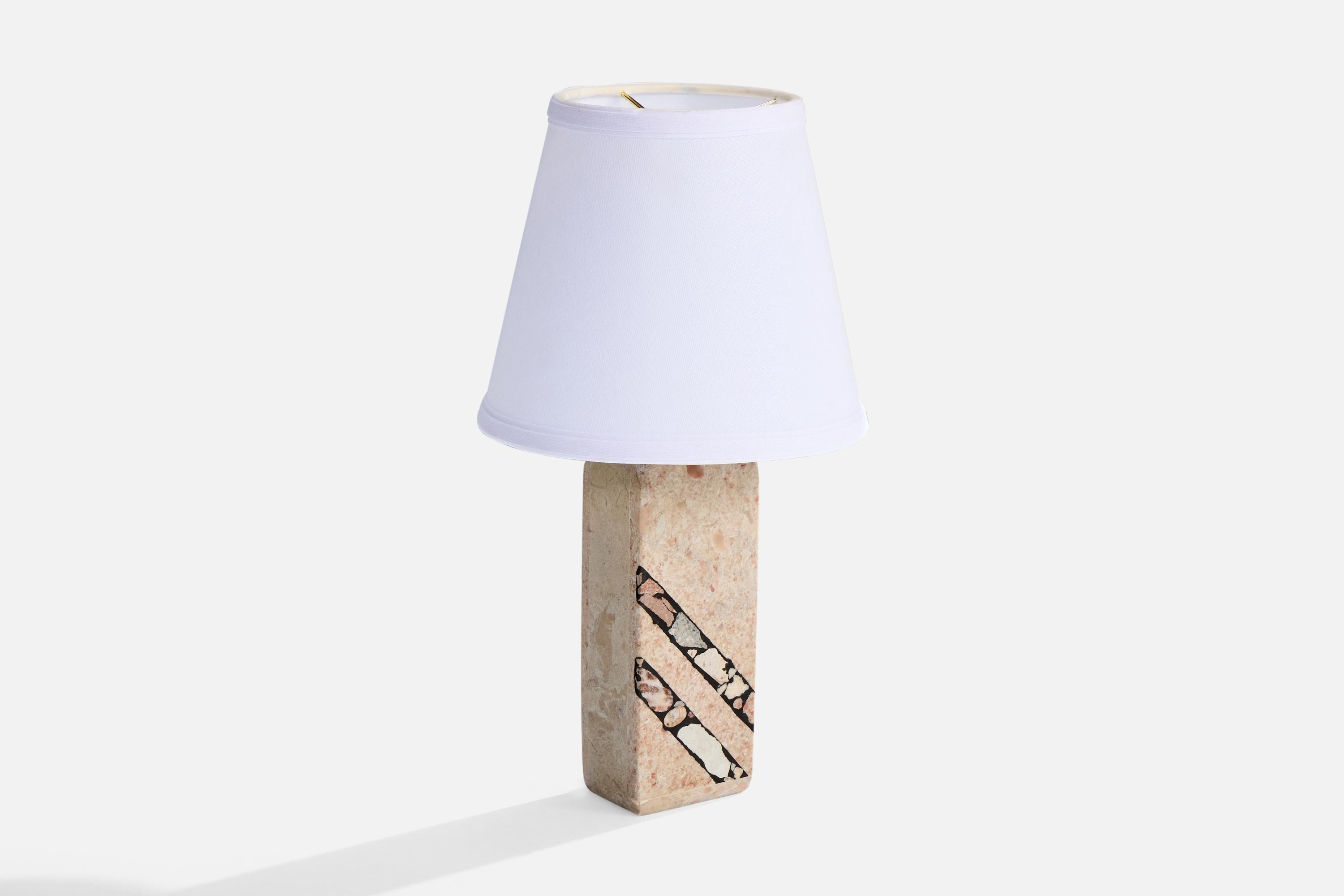 Egon Jakobsson, Table Lamps, Stone, Sweden, 1990s In Good Condition For Sale In High Point, NC