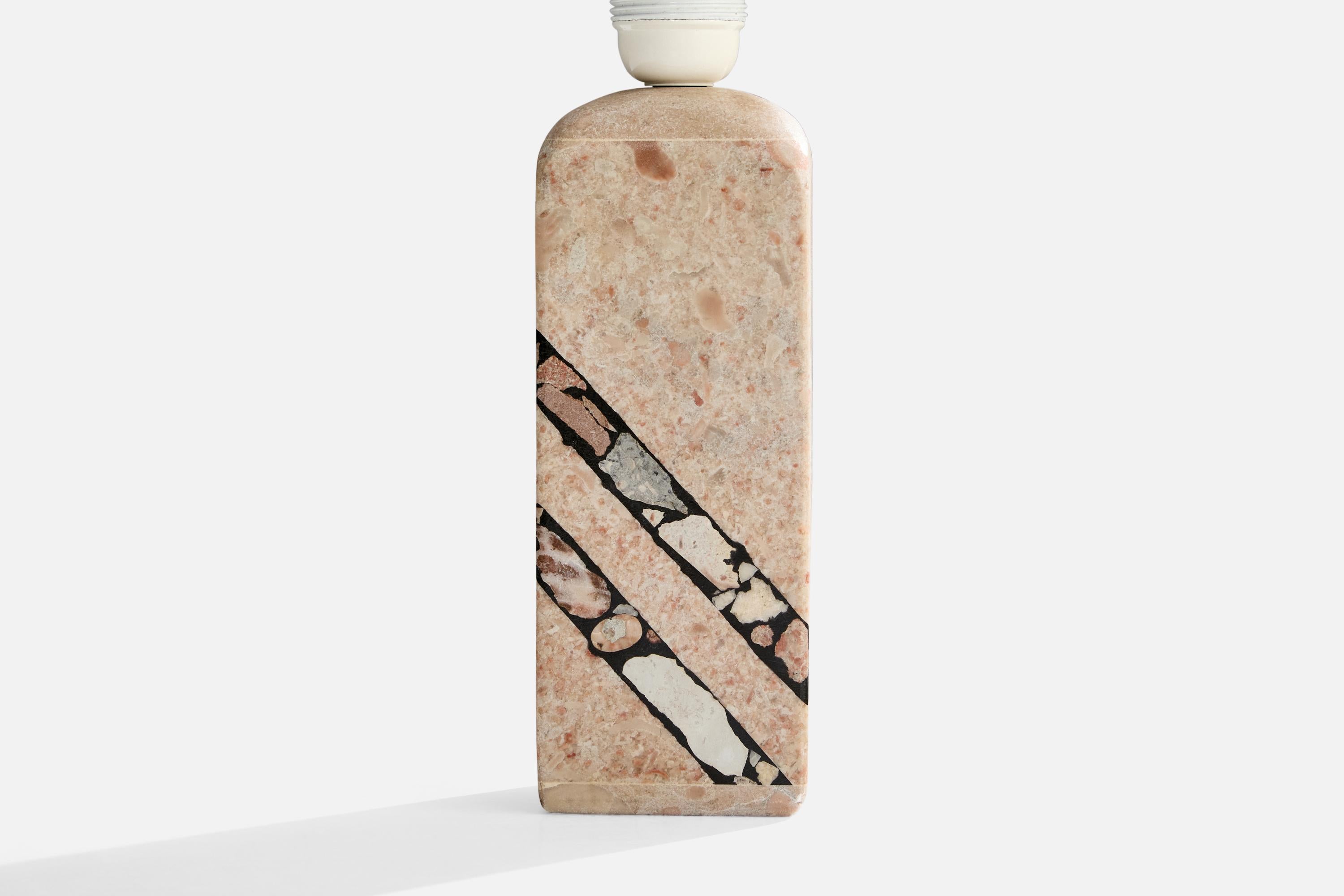 Egon Jakobsson, Table Lamps, Stone, Sweden, 1990s For Sale 1
