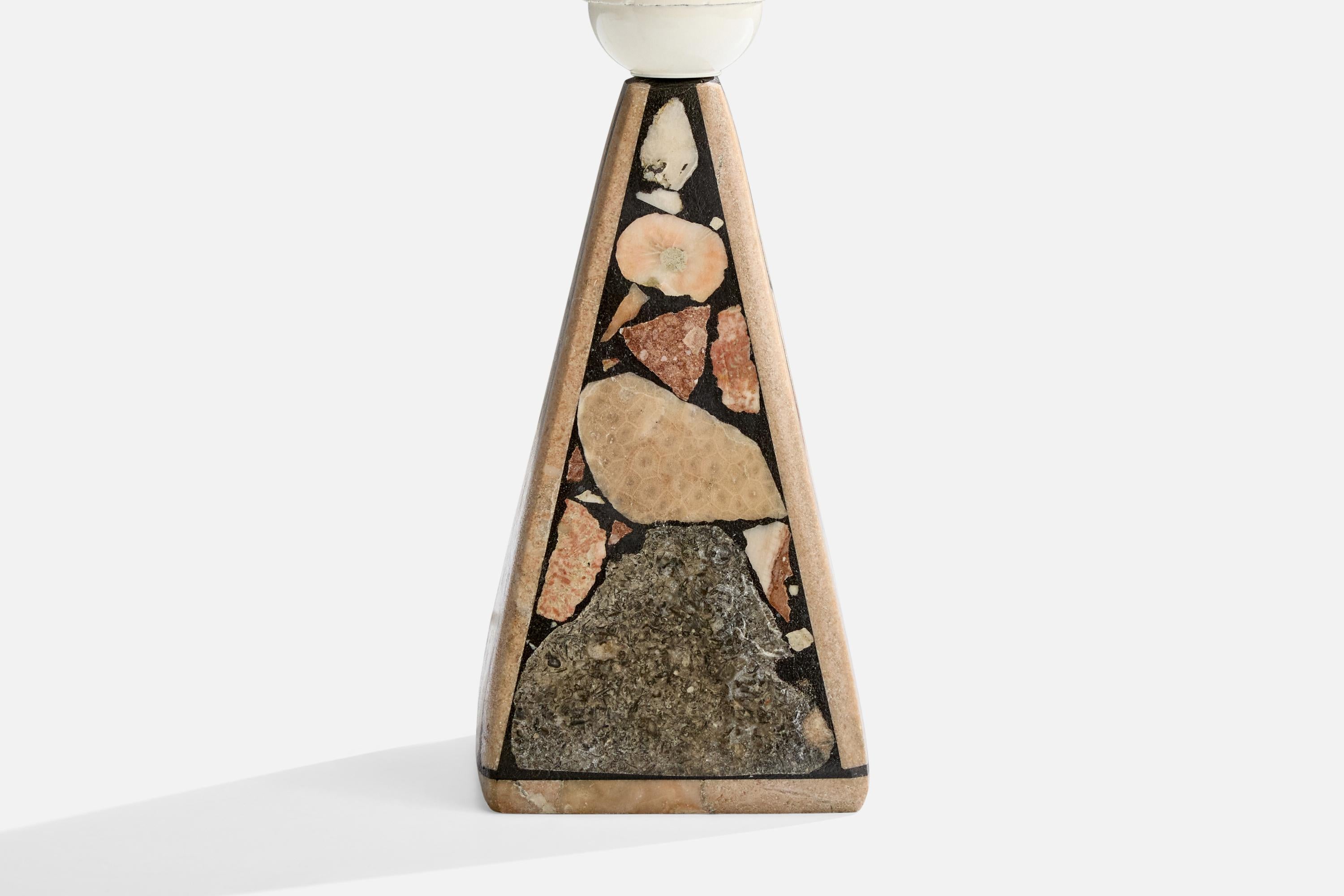 Designer svedese, Lampade da tavolo, Pietra, Svezia, anni '1980 in vendita 1