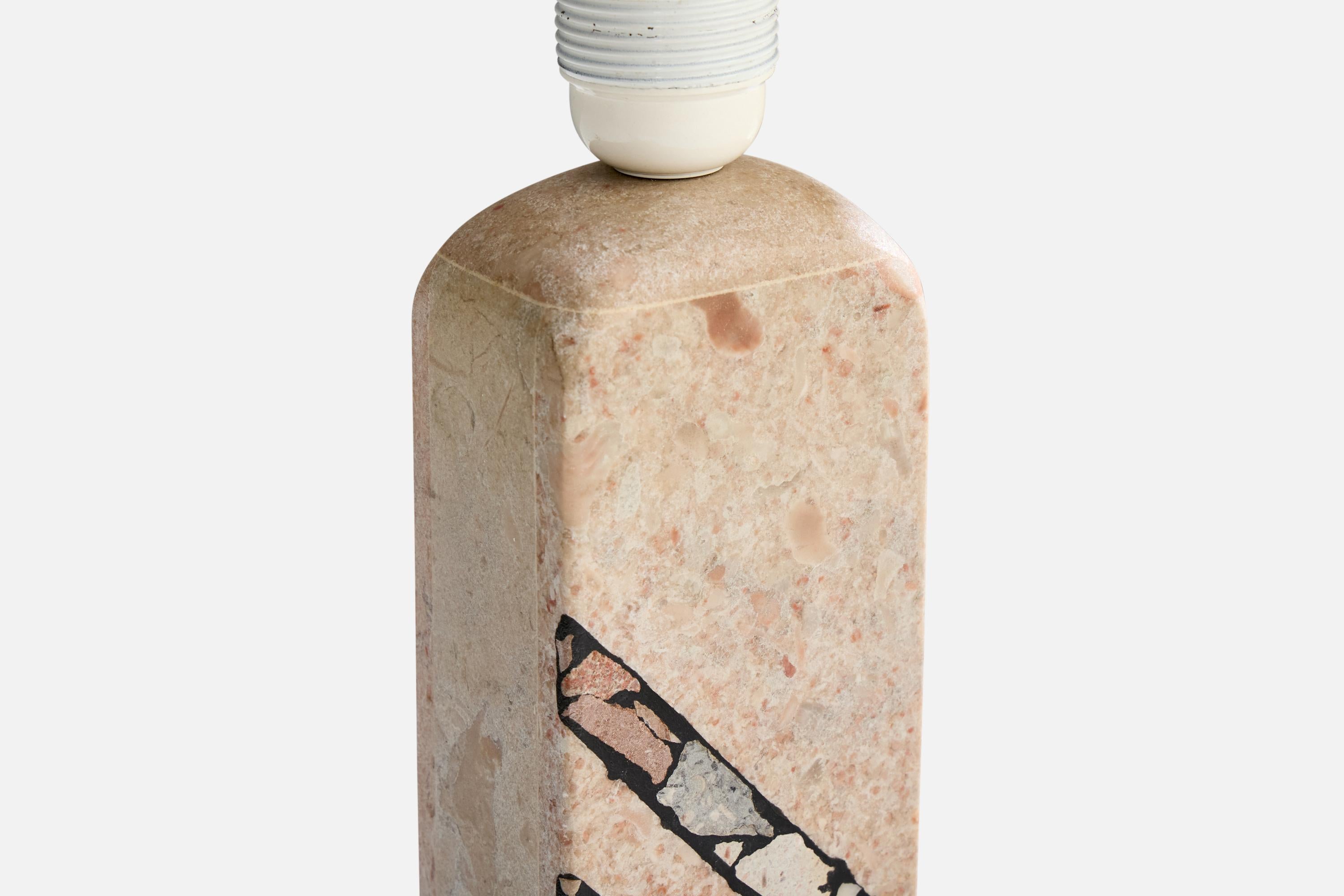 Egon Jakobsson, Table Lamps, Stone, Sweden, 1990s For Sale 3