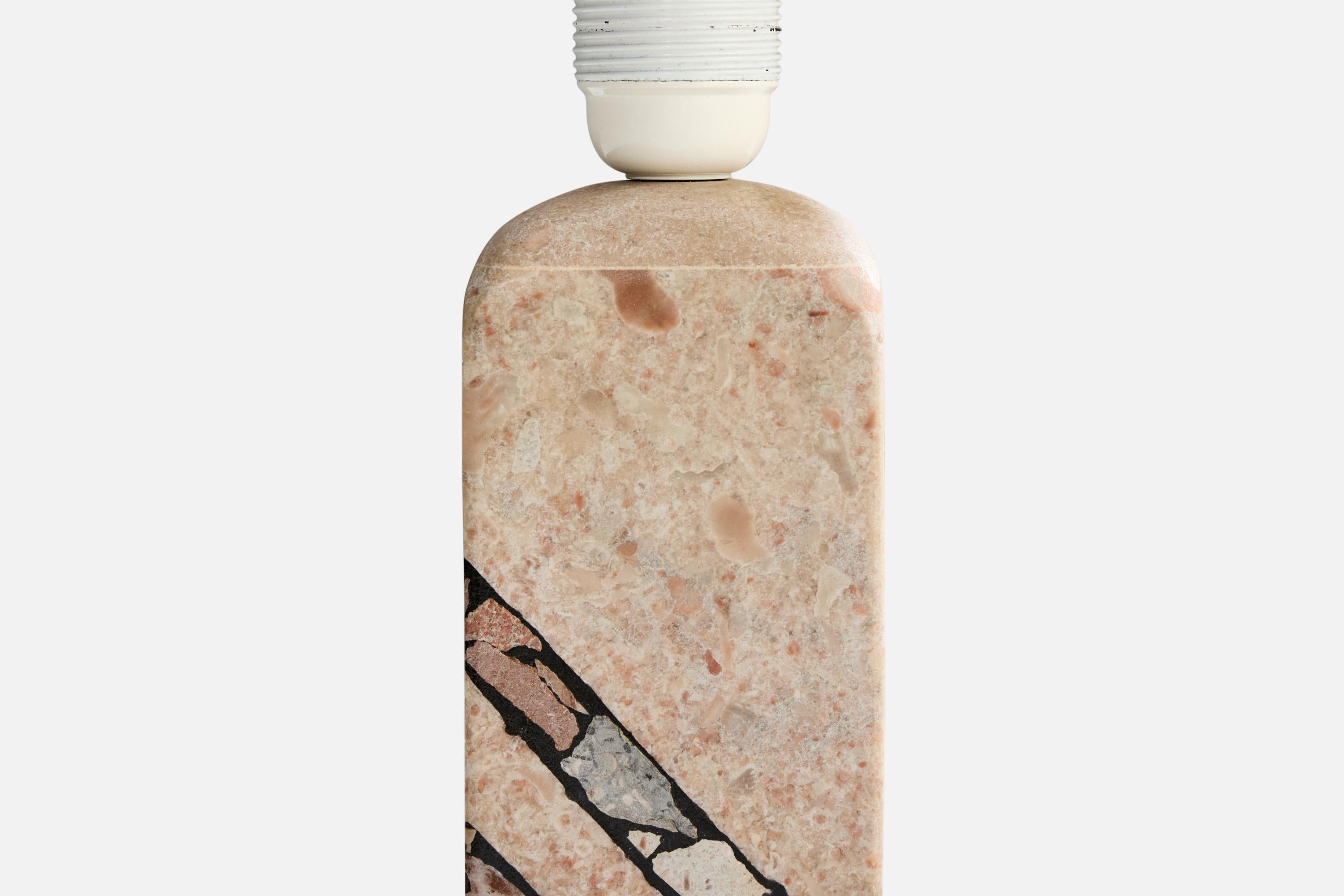 Egon Jakobsson, Table Lamps, Stone, Sweden, 1990s For Sale 4