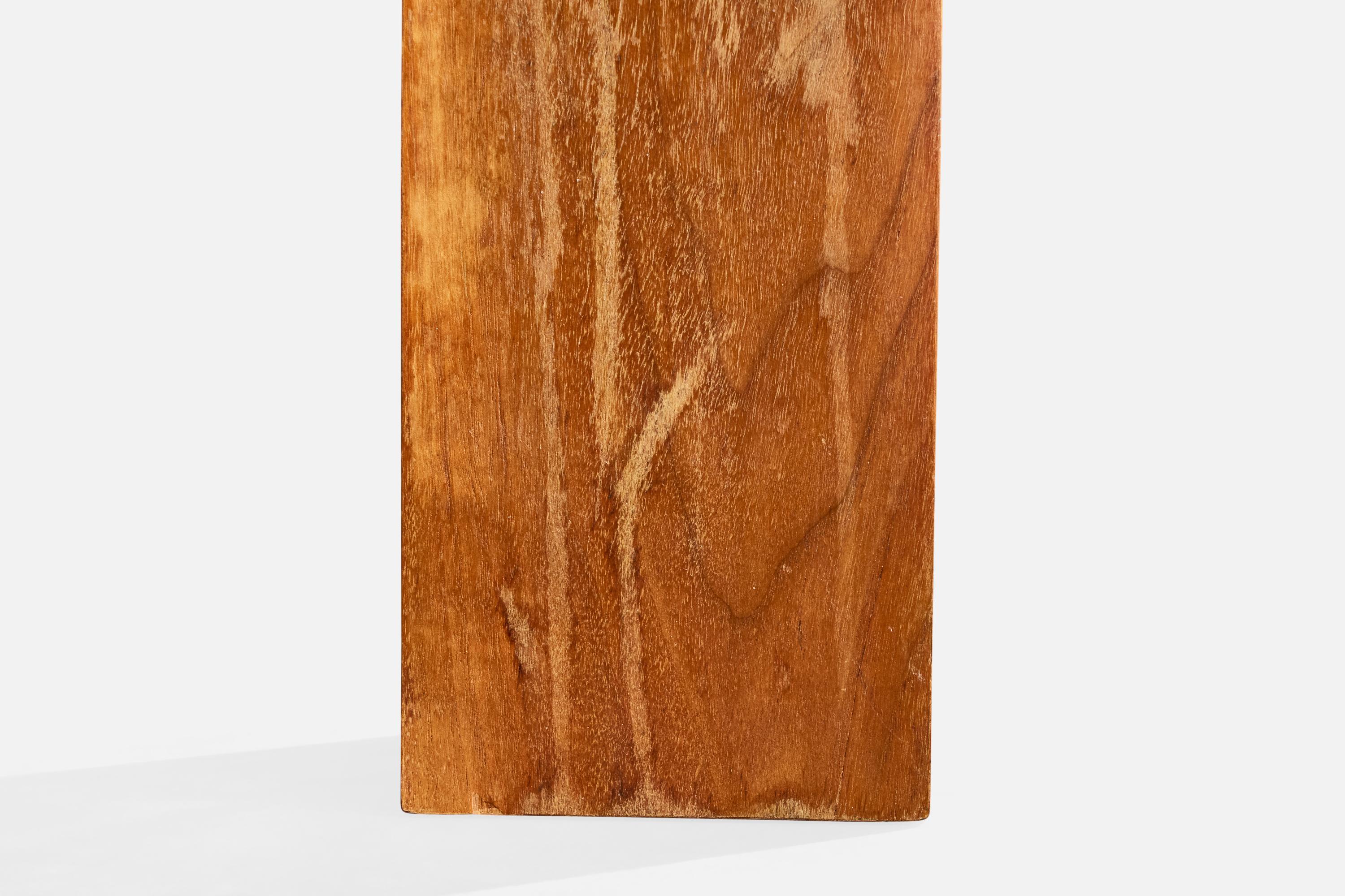 Diseñador sueco, Lámparas de mesa, teca, latón, Suecia, años 50 en venta 1