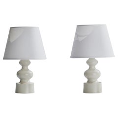 Diseñador sueco, Lámparas de mesa, Madera, Suecia, Años 70