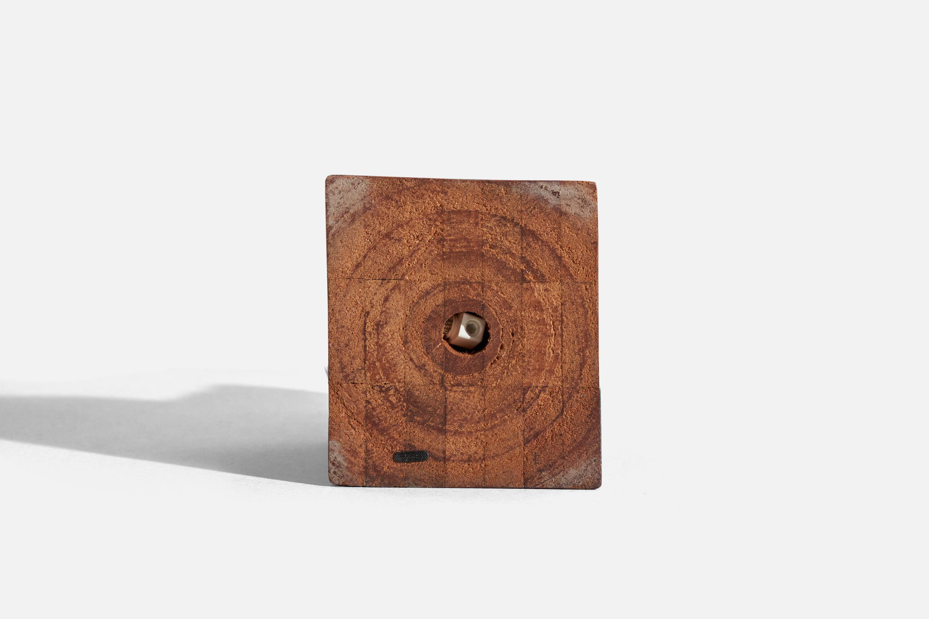 Swedish Designer, Table Lamps, Wood, Sweden, c. 1970s 1