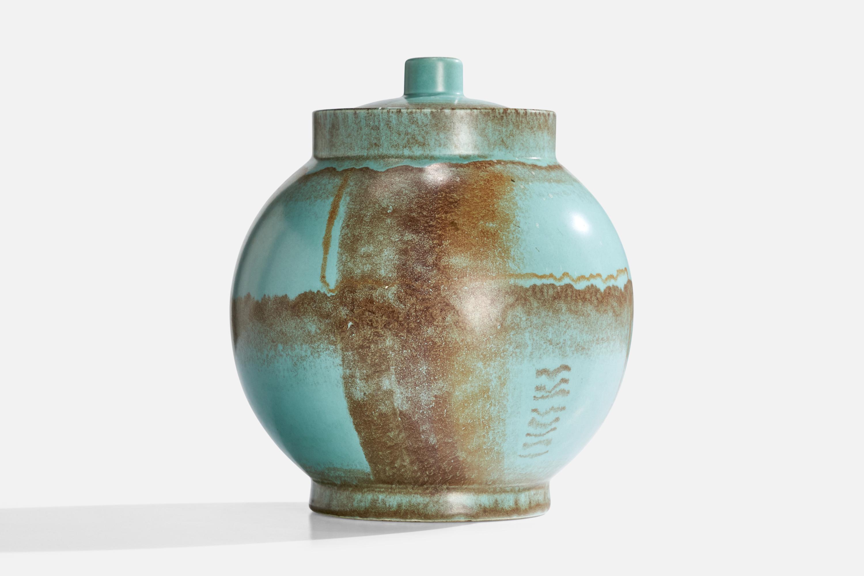 Metà XX secolo Designer svedese, Urna, Ceramica, Svezia, anni '60 in vendita