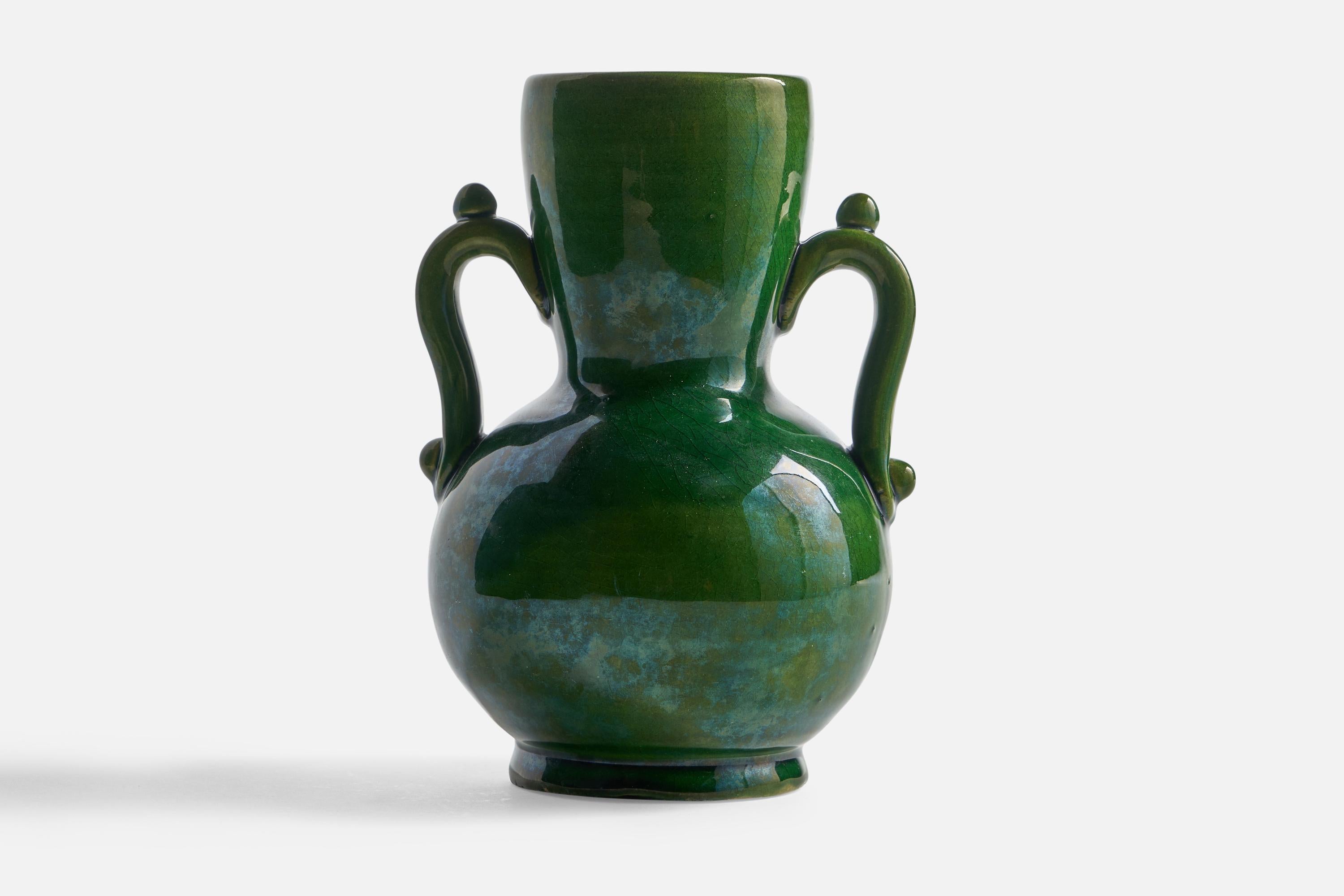 Schwedische Designerin, Vase, Keramik, Schweden, 1930er Jahre 1