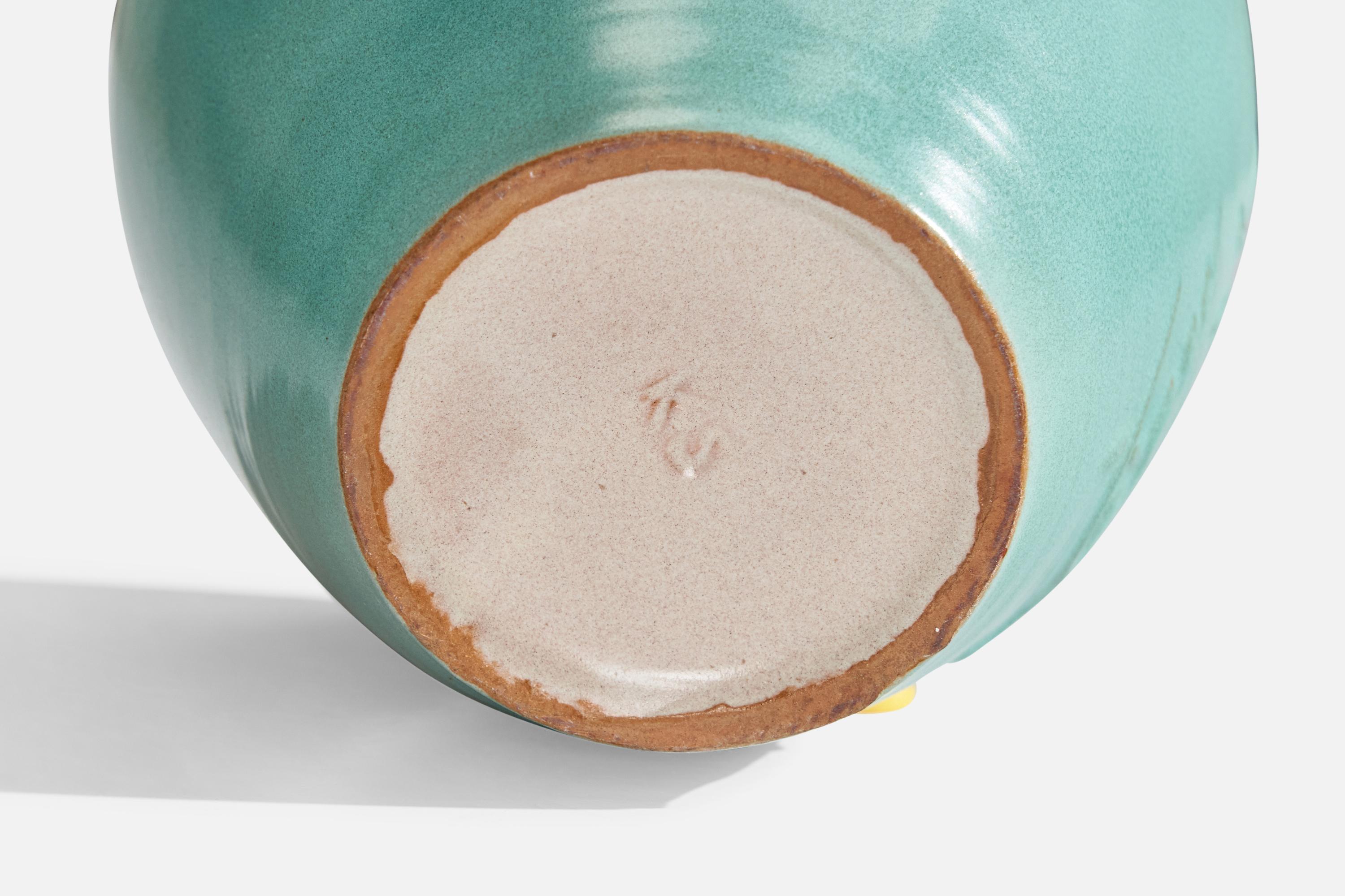Schwedische Designerin, Vase, Keramik, Schweden, 1930er Jahre im Angebot 2