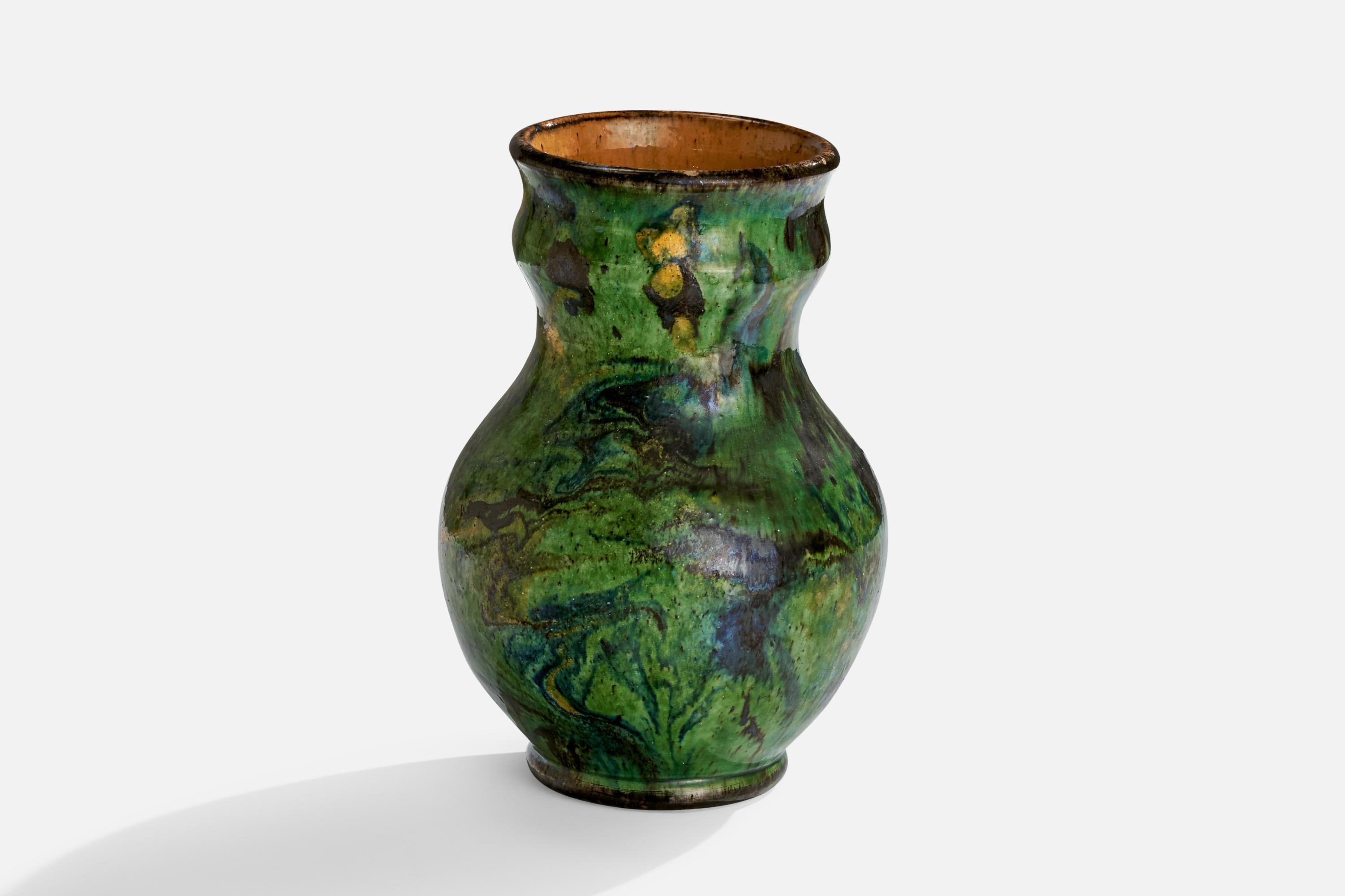 Scandinavian Modern Swedish Designer, Vase, Ceramic, Sweden, 1933 For Sale