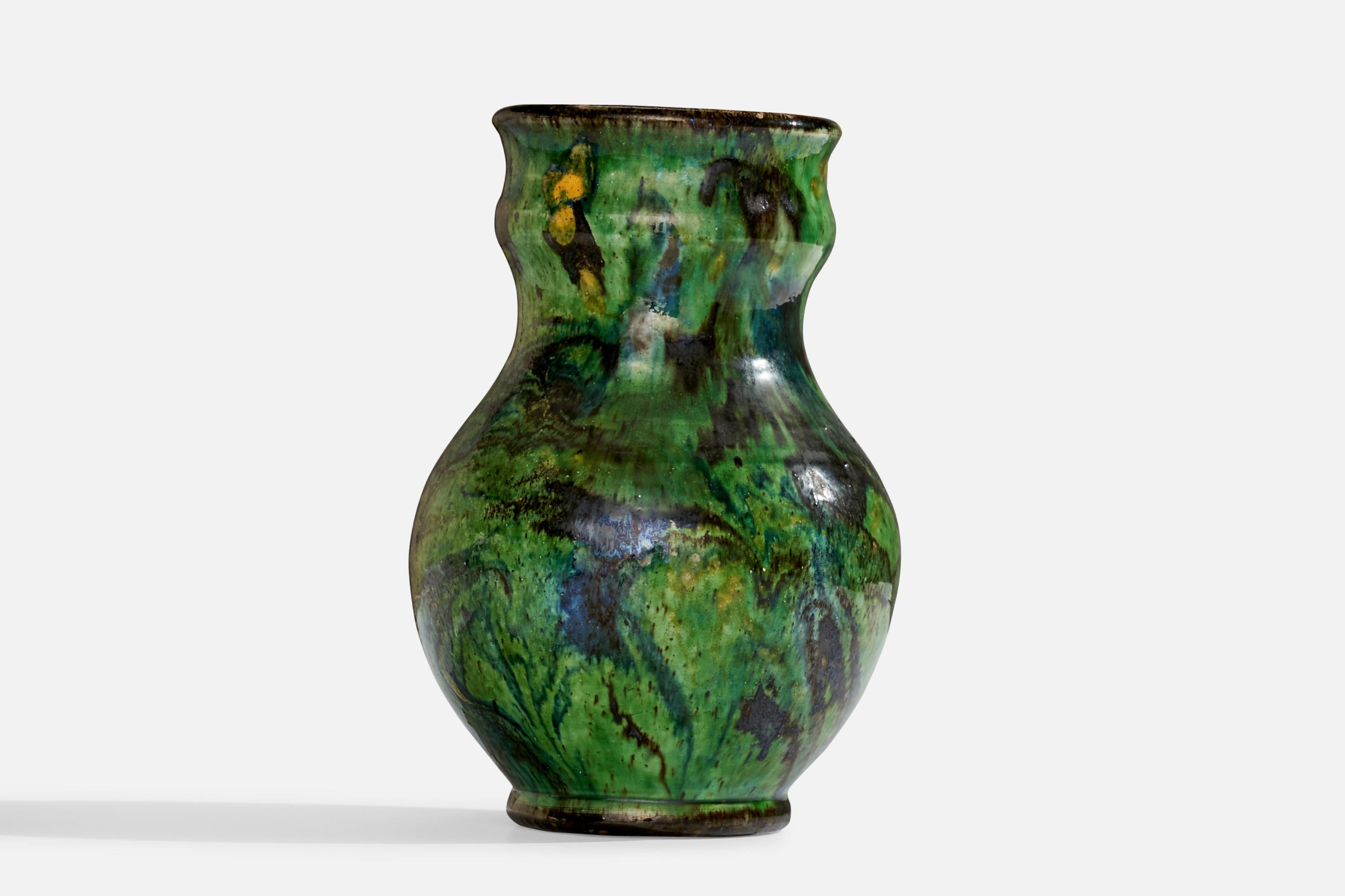 Mid-20th Century Swedish Designer, Vase, Ceramic, Sweden, 1933 For Sale