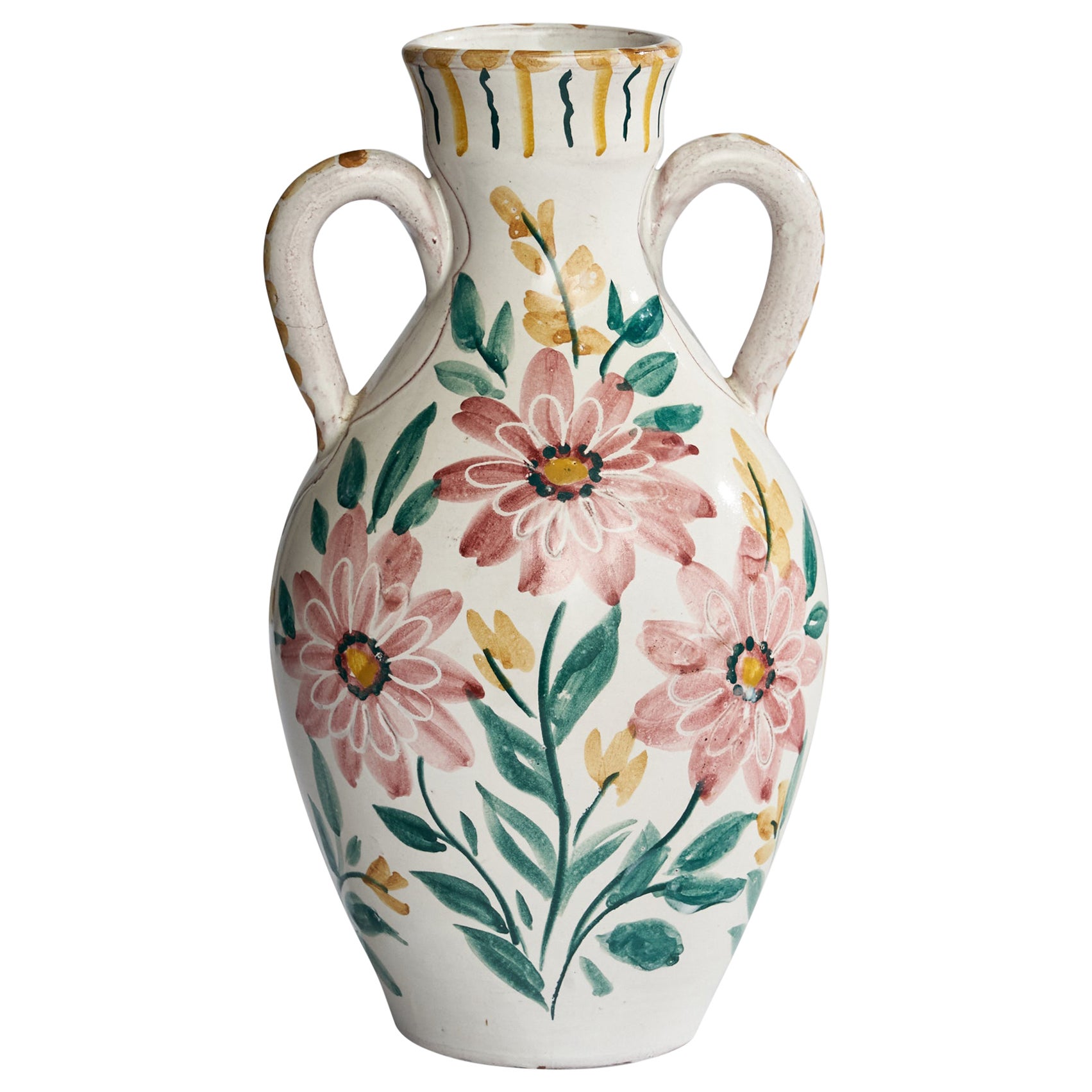 Schwedische Designerin, Vase, Keramik, Schweden, 1940er Jahre