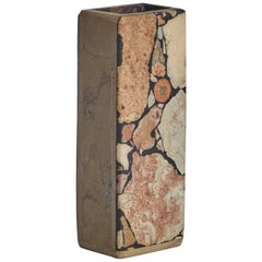 Swedish Designer, Vase, Fossil Stone, Sweden, 1970s