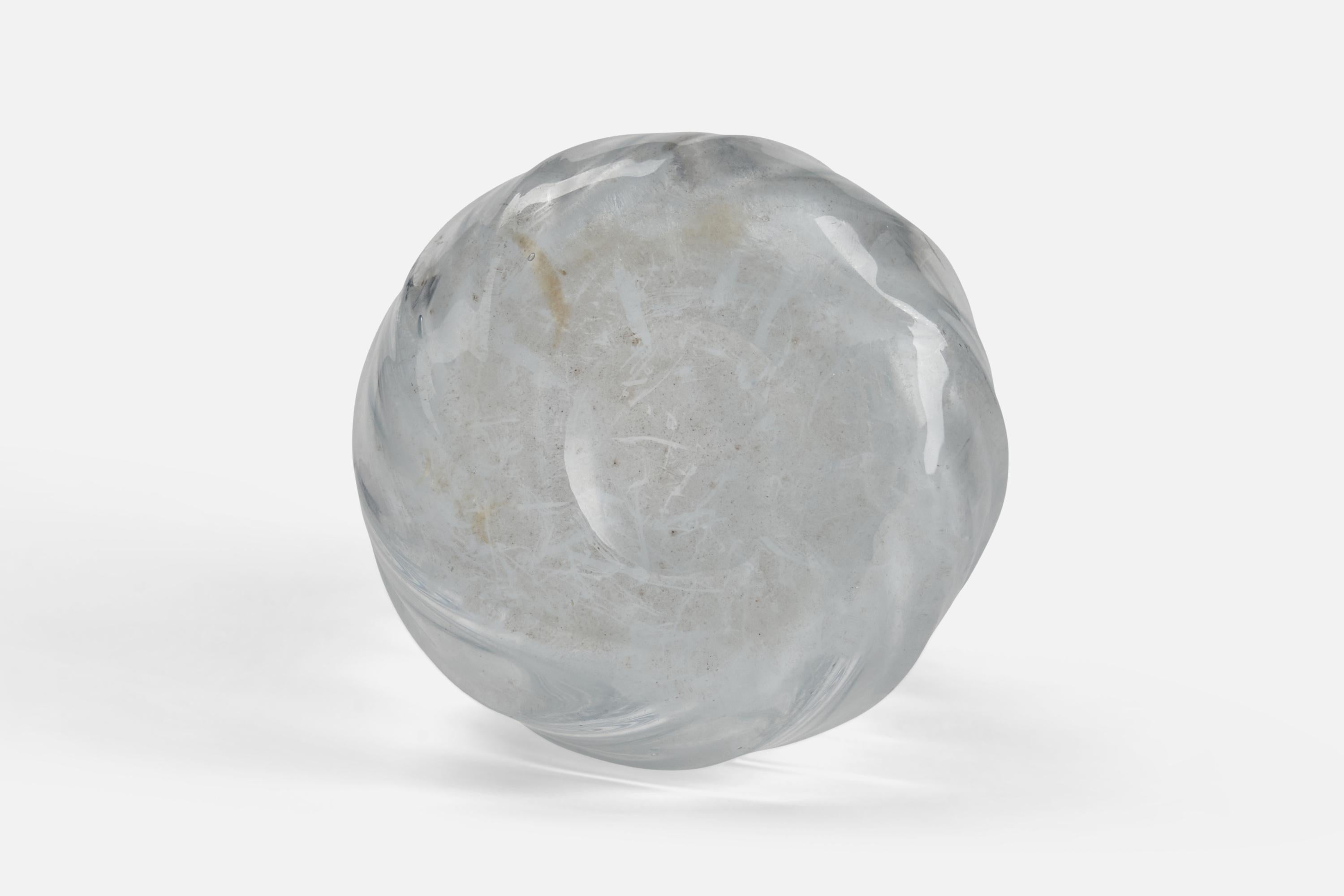 Schwedische Designerin, Vase, Glas, Schweden, 1940er Jahre im Zustand „Gut“ im Angebot in High Point, NC