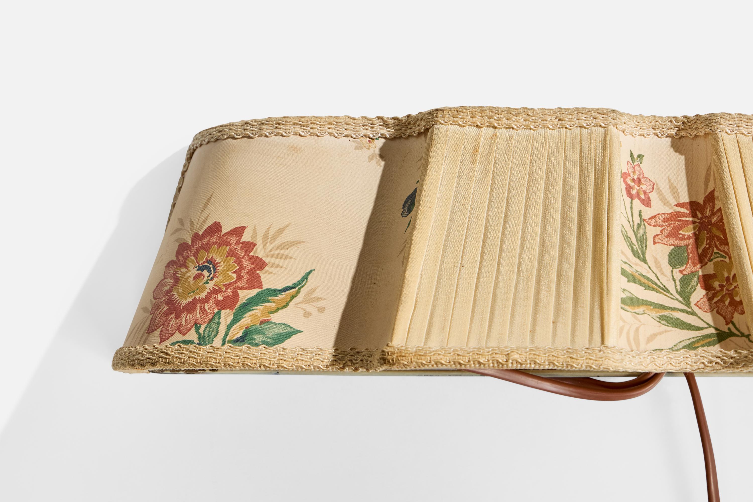 Tissu Designer suédois, applique murale, tissu, Suède, années 1940 en vente