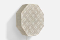 Swedish Designer, Wall Light, Fabric, Sweden, 1960s