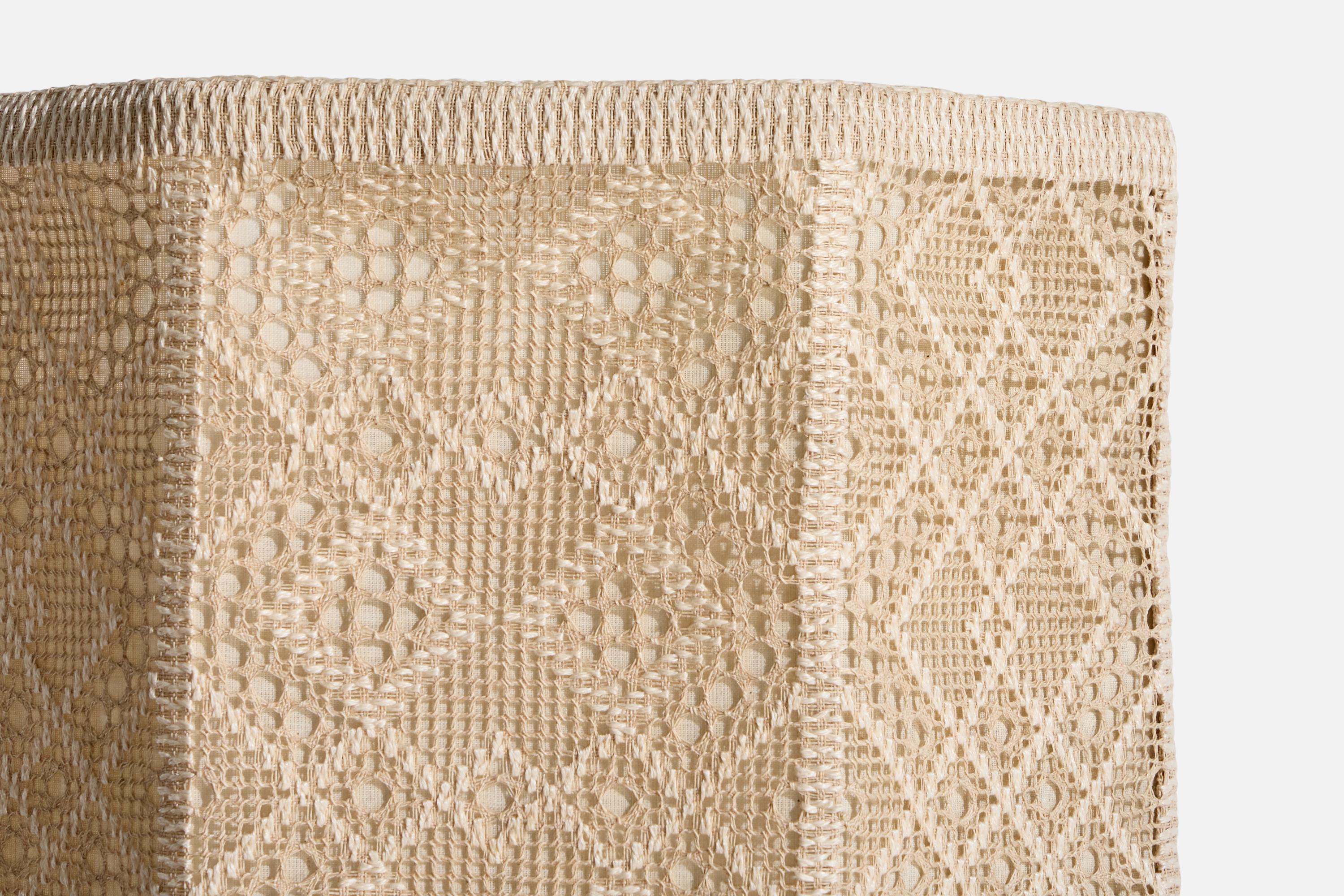 Swedish Designer, Wall Light, Fabric, Sweden, 1960s For Sale 1