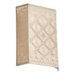 Designer suédois, applique murale, tissu, Suède, années 1960
