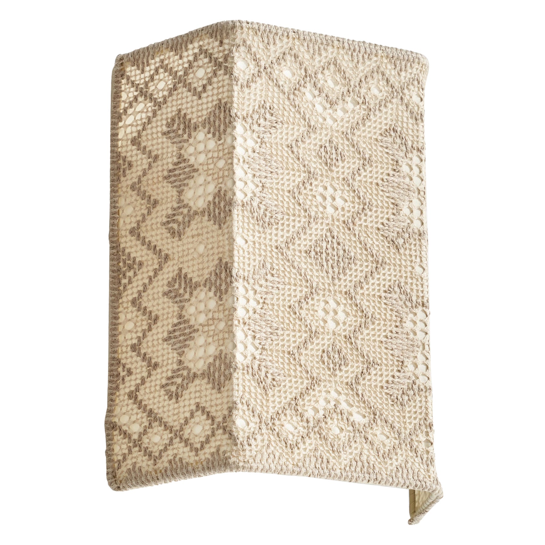 Designer suédois, applique murale, tissu, Suède, années 1960