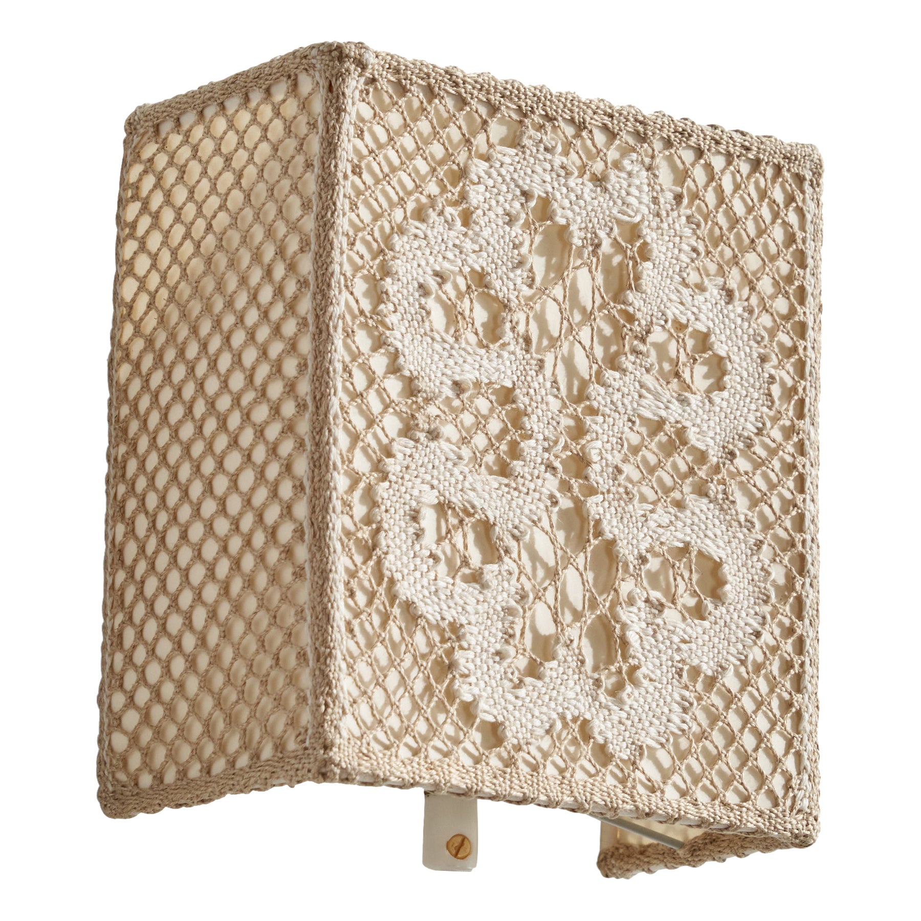 Designer suédois, applique murale, tissu, Suède, années 1960