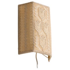 Swedish Designer, Wall Light, Fabric, Sweden, 1960s