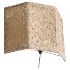 Swedish Designer, Wall Light, Fabric, Sweden, 1960s