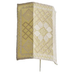Swedish Designer, Wall Light, Fabric, Sweden, 1960s