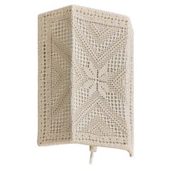 Swedish Designer, Wall Light, Fabric, Sweden, 1960s