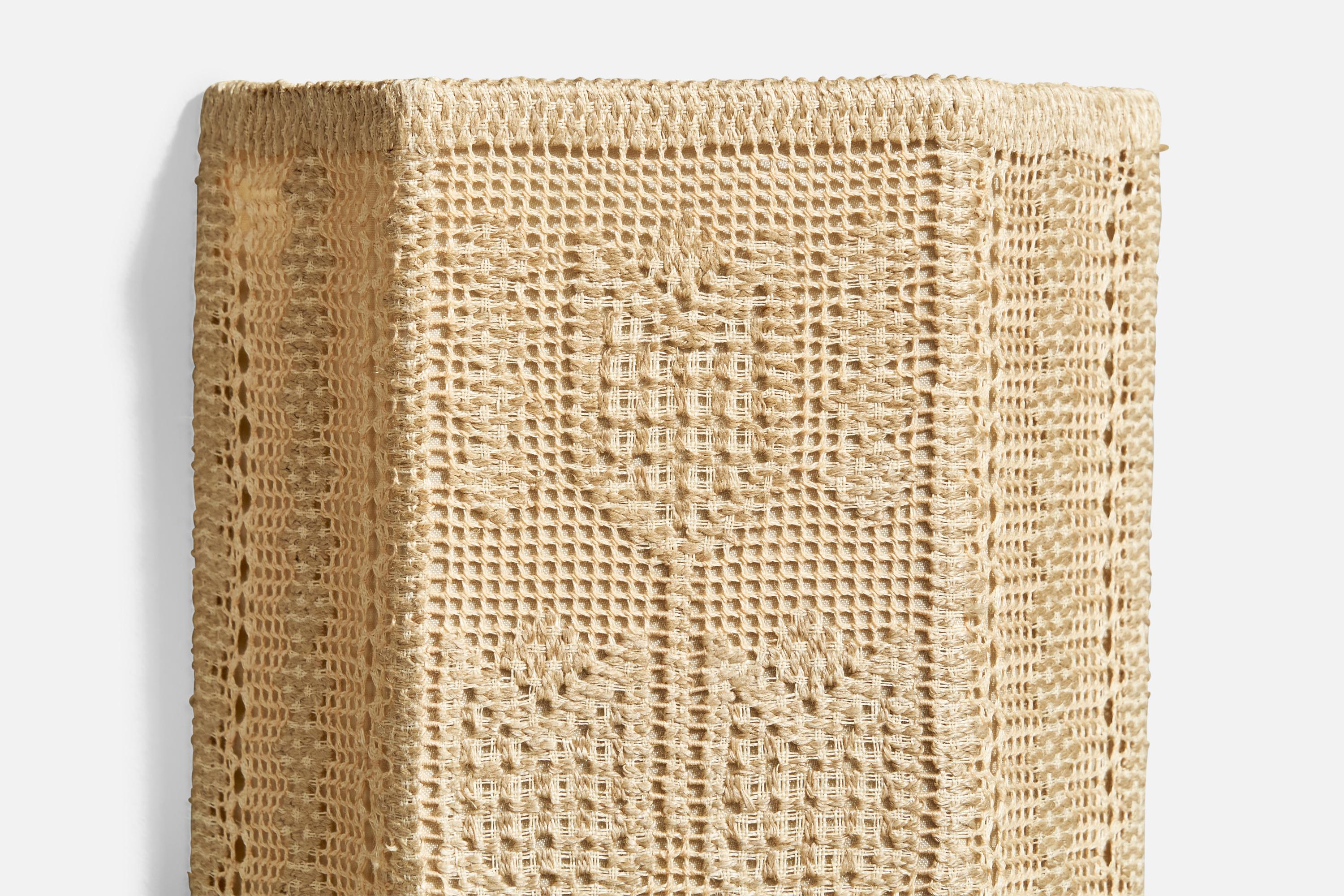 Tissu Designer suédois, applique murale, tissu, Suède, années 1970 en vente