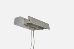Lampada da parete di design svedese, metallo laccato, Svezia, 1950 ca.