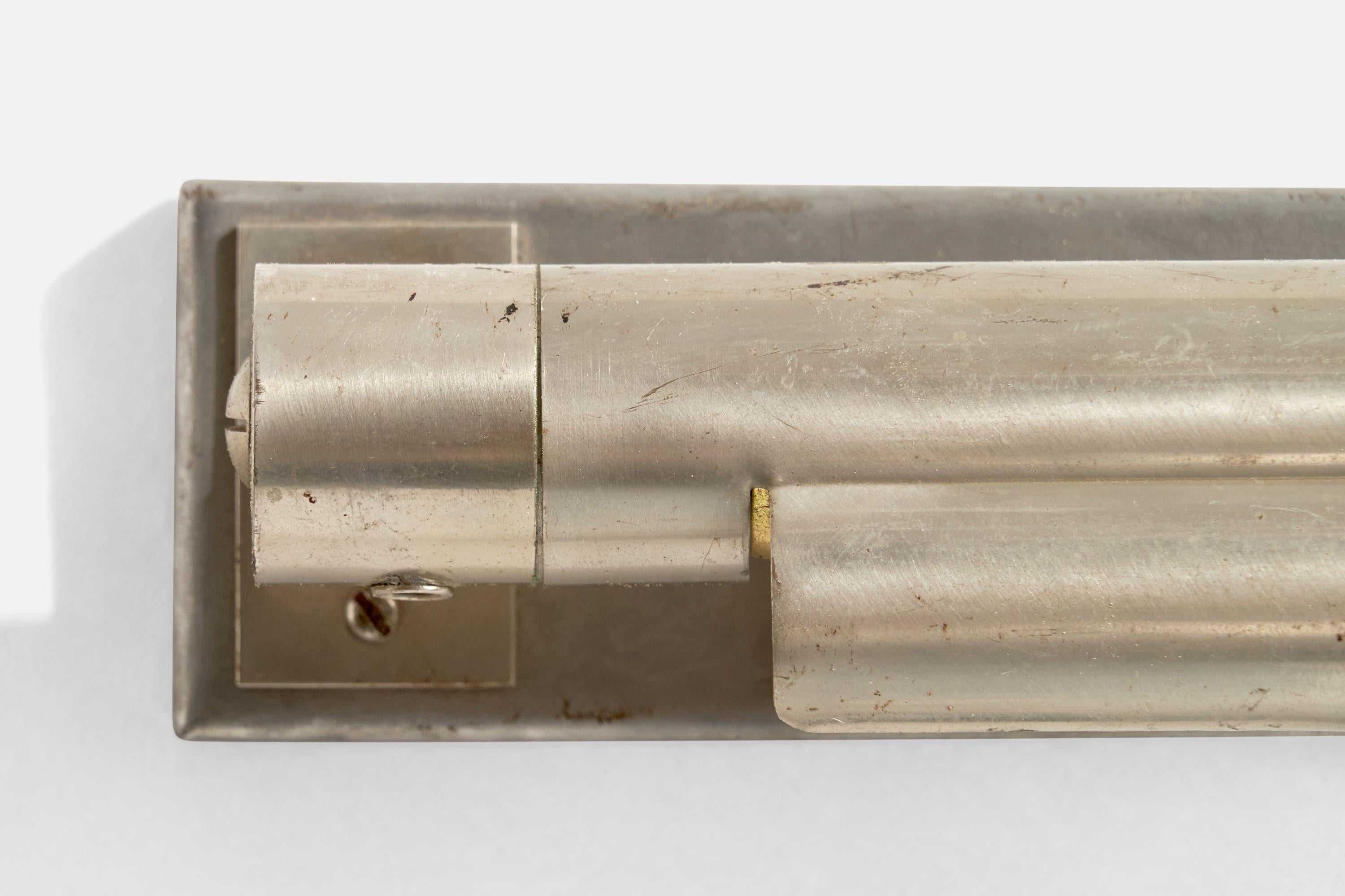 Nickel Designer svedese, lampada da parete, nichel, Svezia, anni '30 in vendita