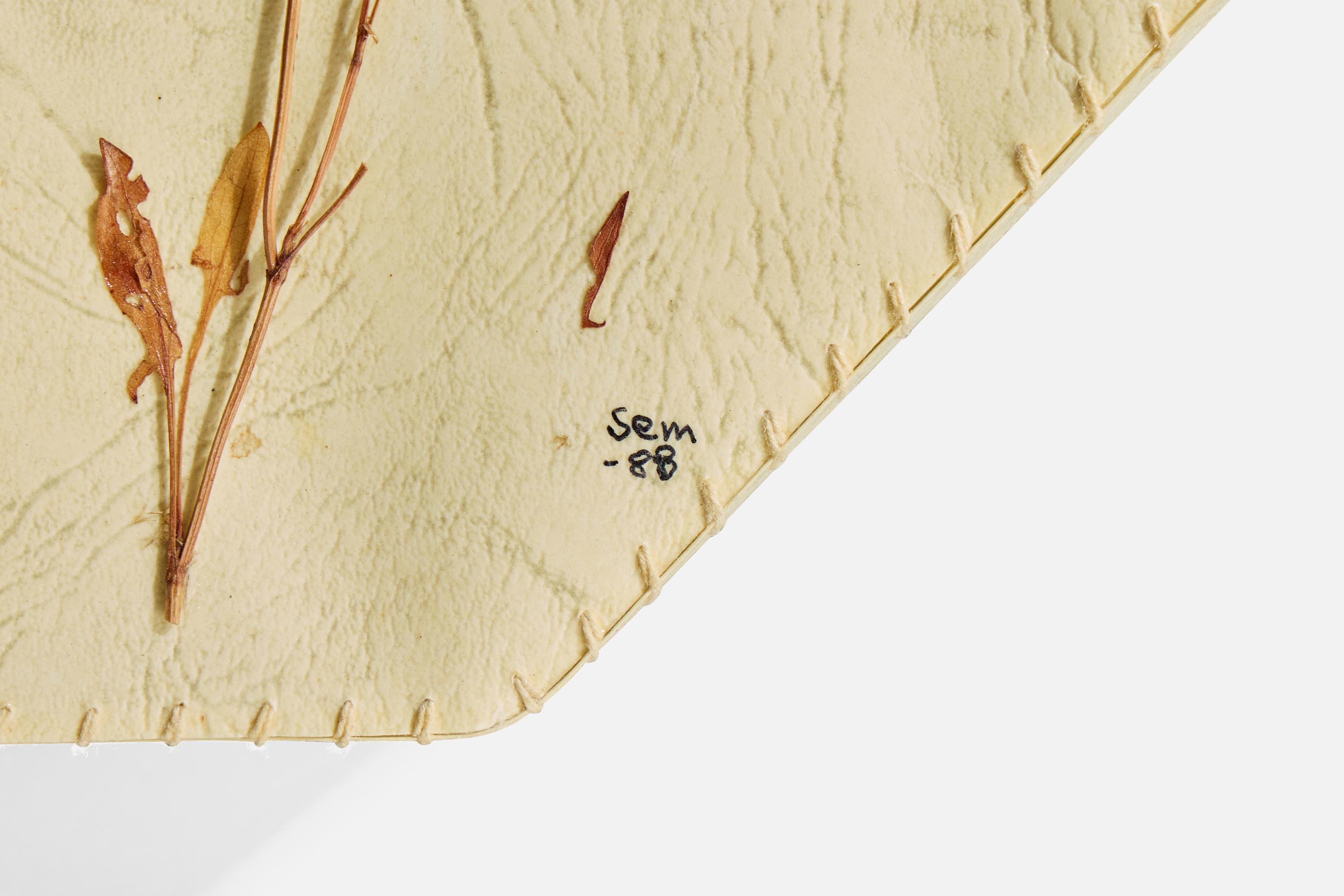 Designer svedese, Lampada da parete, Pergamena, Svezia, 1988 in vendita 1