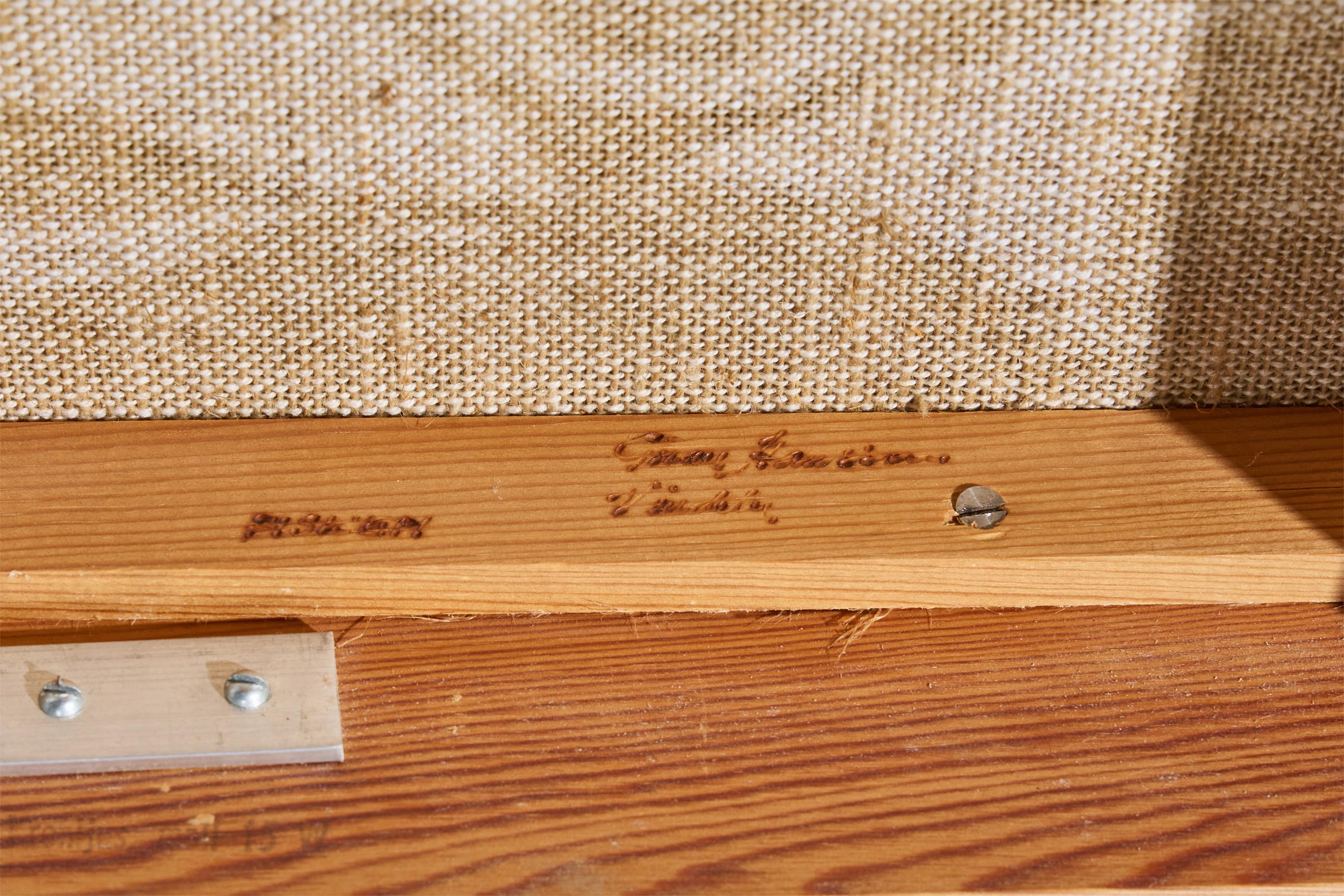 Designer suédois, applique murale, pin, broussin, Suède, 1970 en vente 4