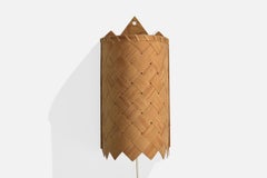 Diseñador sueco, Lámpara de pared, Pino, Suecia, Años 70