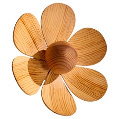 Swedish Designer, Wall Light, Pine, Sweden, 1970s