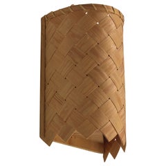 Swedish Designer, Wall Light, Pine, Sweden, 1970s