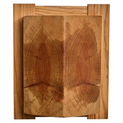 Swedish Designer, Wall Light, Pine, Sweden, 1970s