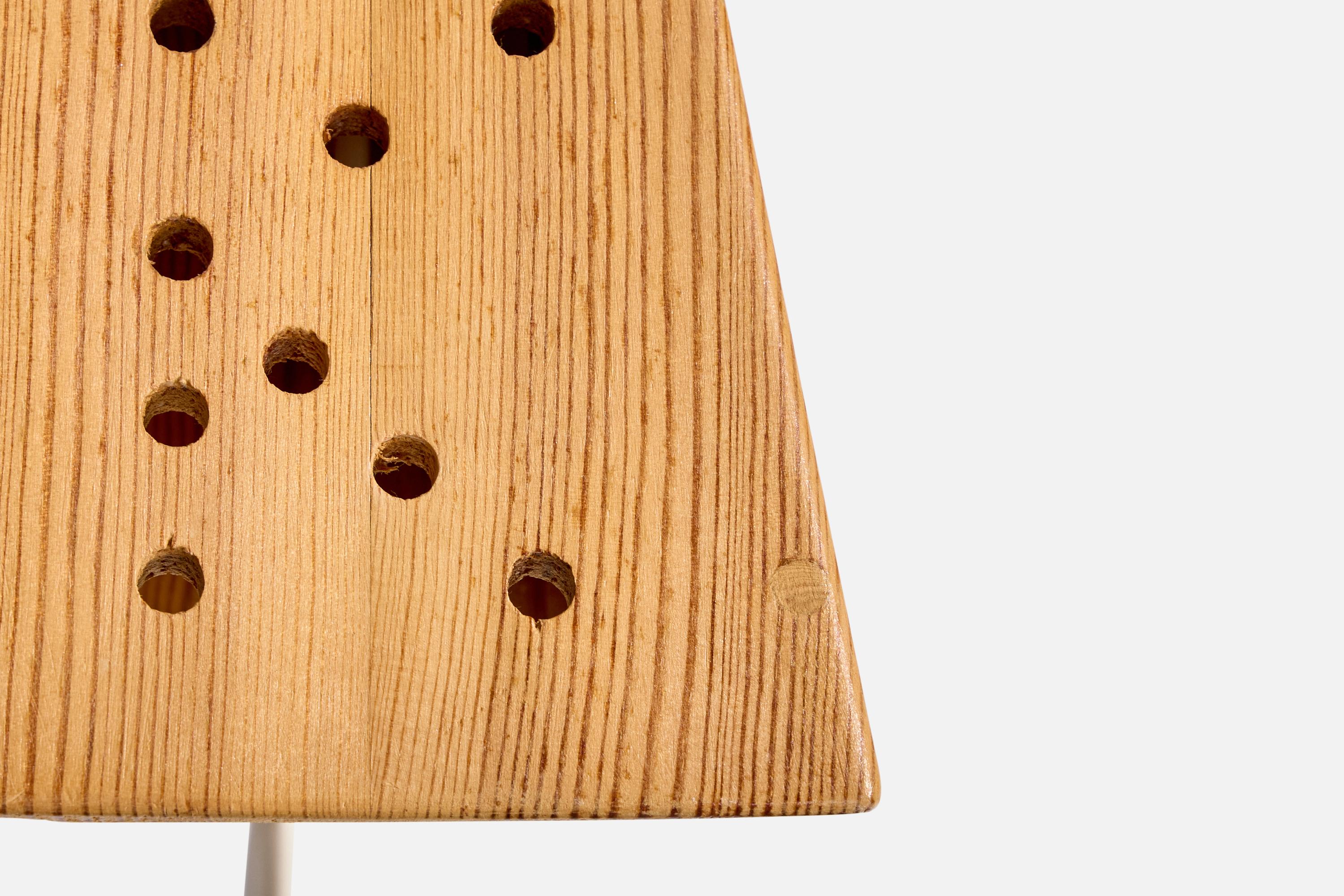 Swedish Designer, Wall Light, Pine, Sweden, 1980s For Sale 3
