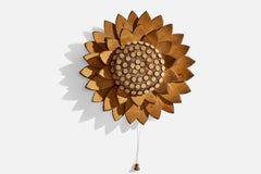 Swedish Designer, Wall Light, Pine, Sweden, 1982