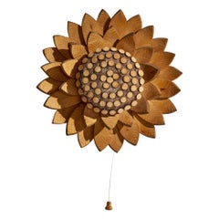 Swedish Designer, Wall Light, Pine, Sweden, 1982