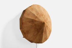 Swedish Designer, Wall Light, Pine, Sweden, 1988