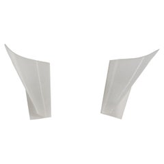 Swedish Designer, Wall Lights, Acrylic, Sweden, 1960s
