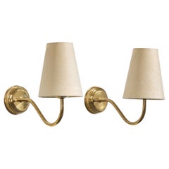 Designer svedese, applique, ottone, tessuto, Svezia, anni '1960