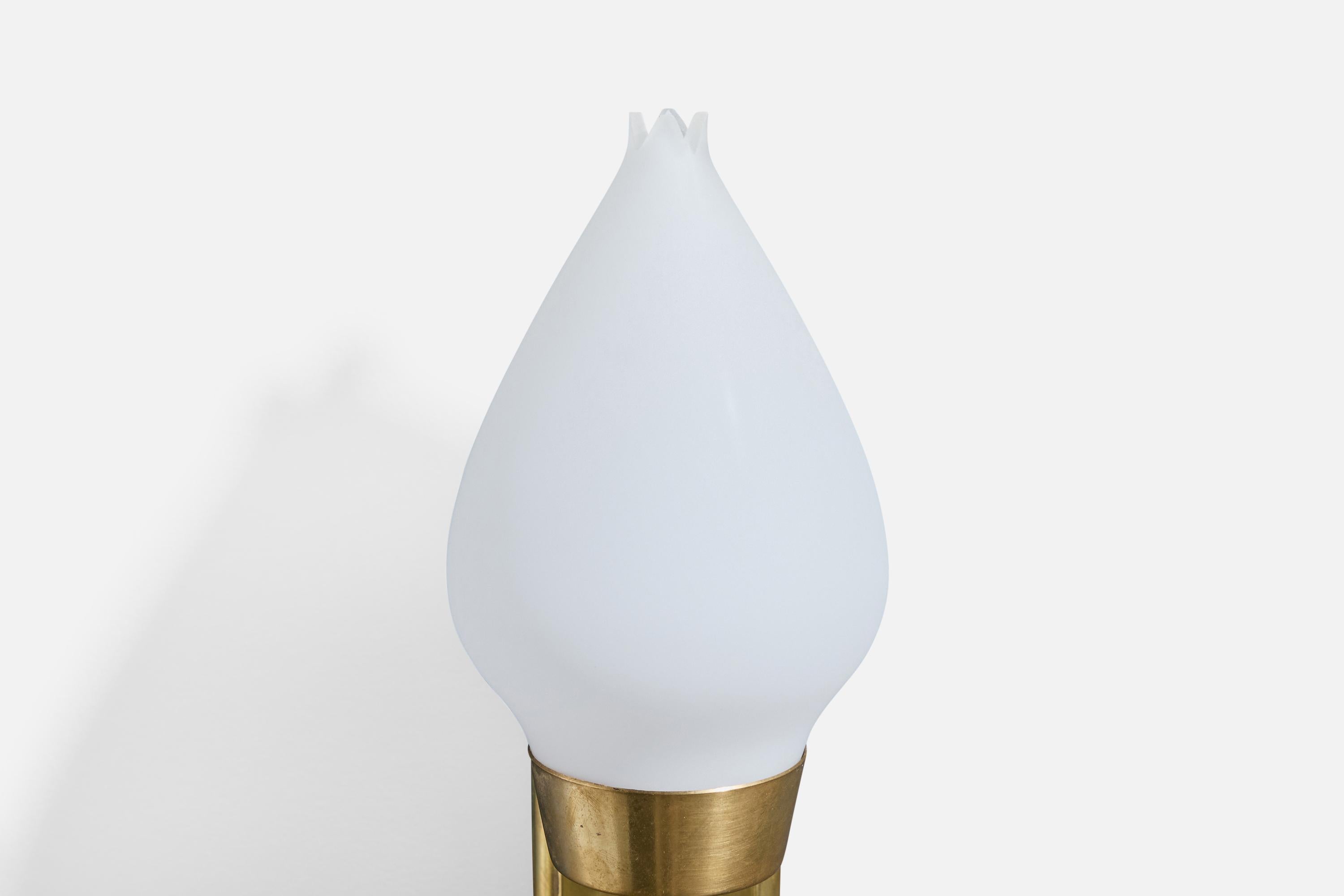 Design/One, Lights, laiton, verre, Suède, années 1950 en vente 1