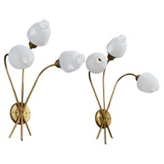 Design/One, Lights, laiton, verre, Suède, années 1950