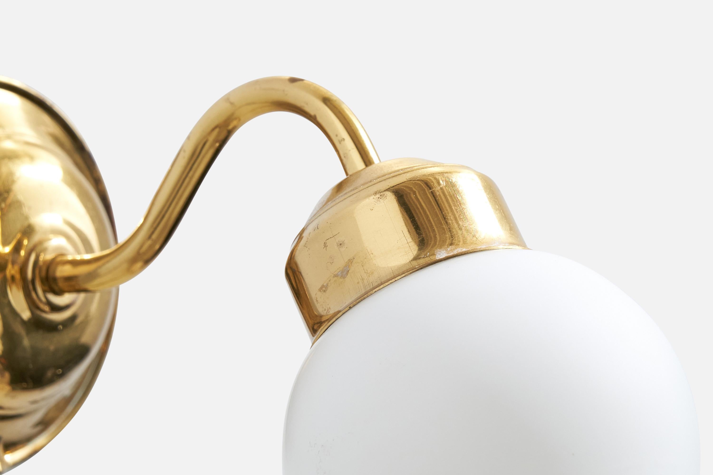 Design/One, Lights, laiton, verre, Suède, années 1960 en vente 1
